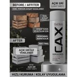 CAXCOLORS Cax Akrilik Sprey Boya Krom Rengi 400ML - Ahşap Kasa ve Kutular Için Yenileme ve Dekore Etme Boyası - Açık gri