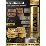 CAXCOLORS Cax Akrilik Sprey Boya Krom Rengi 400ML - Ahşap Kasa ve Kutular Için Yenileme ve Dekore Etme Boyası - Altın