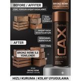 CAXCOLORS Cax Akrilik Sprey Boya Krom Rengi 400ML - Ahşap Kasa ve Kutular Için Yenileme ve Dekore Etme Boyası - Bronz