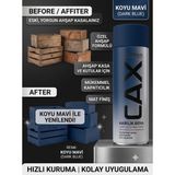 CAXCOLORS Cax Akrilik Sprey Boya Krom Rengi 400ML - Ahşap Kasa ve Kutular Için Yenileme ve Dekore Etme Boyası - Koyu mavi