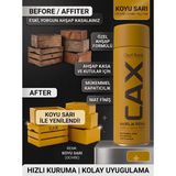 CAXCOLORS Cax Akrilik Sprey Boya Krom Rengi 400ML - Ahşap Kasa ve Kutular Için Yenileme ve Dekore Etme Boyası - Koyu sarı
