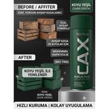 CAXCOLORS Cax Akrilik Sprey Boya Krom Rengi 400ML - Ahşap Kasa ve Kutular Için Yenileme ve Dekore Etme Boyası - Koyu yeşil