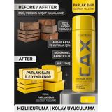 CAXCOLORS Cax Akrilik Sprey Boya Krom Rengi 400ML - Ahşap Kasa ve Kutular Için Yenileme ve Dekore Etme Boyası - Parlak sarı