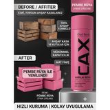 CAXCOLORS Cax Akrilik Sprey Boya Krom Rengi 400ML - Ahşap Kasa ve Kutular Için Yenileme ve Dekore Etme Boyası - Pembe