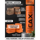 CAXCOLORS Cax Akrilik Sprey Boya Krom Rengi 400ML - Ahşap Kasa ve Kutular Için Yenileme ve Dekore Etme Boyası - Turuncu