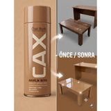 CAXCOLORS Cax Akrilik Sprey Boya - Sehpa Masa Mobilya Boyası Kendin Yap (Dıy) Çok Amaçlı Renklendirici - AÇIK AHŞAP