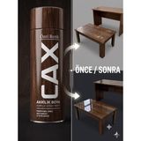 CAXCOLORS Cax Akrilik Sprey Boya - Sehpa Masa Mobilya Boyası Kendin Yap (Dıy) Çok Amaçlı Renklendirici - KOYU AHŞAP