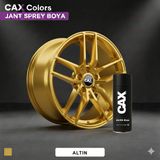 caxcolors CAX Altın Sarısı Jant Sprey Boya 400ml - Isıya Dayanıklı, Zengin Metalik Gold Jant Yenileme Spreyi