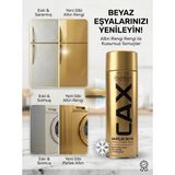 CAXCOLORS Cax Beyaz Eşya Boyası Sprey 400 ml - Buzdolabı Çamaşır Makinesi Klima Boyası, Astar Vernik Istemez - Altın (Gold)