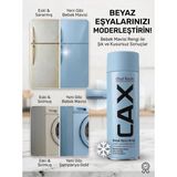 CAXCOLORS Cax Beyaz Eşya Boyası Sprey 400 ml - Buzdolabı Çamaşır Makinesi Klima Boyası, Astar Vernik Istemez - Bebek Mavisi