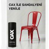 CAXCOLORS Cax Colors Metal Ahşap Plastik Sandalye Sprey Boya 400ML - Çizilmelere Dayanıklı Hızlı Kuru Boya - Kırmızı