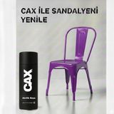 CAXCOLORS Cax Colors Metal Ahşap Plastik Sandalye Sprey Boya 400ML - Çizilmelere Dayanıklı Hızlı Kuru Boya - Mor