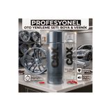 caxcolors CAX Colors Profesyonel Oto Yenileme Seti - metalik gun metal Sprey Boya (400 ml) + Oto Vernik Spreyi (400 ml) - Hızlı Kuruyan Jant ve Kaporta Boyası