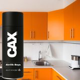 CAXCOLORS Cax Colors Yeni Nesil Akrilik Dönüşüm Sprey Boya 400 ml Dolap-Fayans-Cam-Plastik-Ahşap-Duvar - TURUNCU