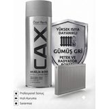 CAXCOLORS Cax Isıya Dayanıklı Petek ve Radyatör Akrilik Sprey Boya 400ML - Hızlı Kuruyan Sararmaz - Gümüş Gri