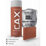 CAXCOLORS Cax Isıya Dayanıklı Petek ve Radyatör Akrilik Sprey Boya 400ML - Hızlı Kuruyan Sararmaz - Kiremit Rengi