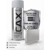 CAXCOLORS Cax Isıya Dayanıklı Petek ve Radyatör Akrilik Sprey Boya 400ML - Hızlı Kuruyan Sararmaz - Parlak Gümüş