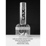 CAXCOLORS Cax Kafes ve Tel Boyası 400 ml - Ultra Kapatıcı Akrilik Sprey Boya - Profesyonel Sonuç - Parlak Gümüş