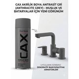 CAXCOLORS Cax Motorsiklet Bisiklet Kask ve Koruyucu Ekipmanlar Için Akrilik Sprey Boya - Antrasit Gri