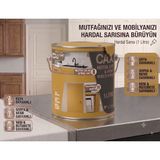 CAXCOLORS Cax Mutfak Dolabı ve Panel Kapı Boyası 1 Lt - Isıya Neme Dayanıklı Ahşap Boyası - Hardal Sarı