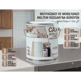 CAXCOLORS Cax Mutfak Dolabı ve Panel Kapı Boyası 1 Lt - Isıya Neme Dayanıklı Ahşap Boyası - Meltem Rüzgarı
