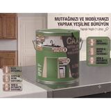 CAXCOLORS Cax Mutfak Dolabı ve Panel Kapı Boyası 1 Lt - Isıya Neme Dayanıklı Ahşap Boyası - Yaprak Yeşili