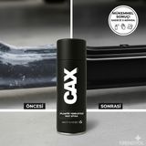 caxcolors CAX Plastik Tampon Yenileyici Set - Mat Siyah Sprey Boya 400ml + Uygulama Zımparası Full Paket