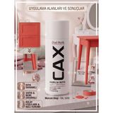CAXCOLORS Cax Profesyonel Akrilik Sprey Boya 400 ml - Hızlı Kuruyan Isıya Neme Dayanıklı Ahşap Mobilya - Mercan Ateşi - RAL 3000