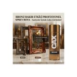 caxcolors CAX Profesyonel Altın Varak Etkili Sprey Boya 400 ml - Ahşap, Metal, Cam Hobi Boyası