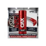 caxcolors CAX Profesyonel Oto Jant Ve Rüzgarlık Yenileme Sprey Boyası 400 ml - metalik kırmızı