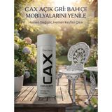 CAXCOLORS Cax Rengi Akrilik Sprey Boya 400ML - Ahşap Bahçe Mobilyası ve Hobi Boyası - Açık Gri
