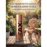 CAXCOLORS Cax Rengi Akrilik Sprey Boya 400ML - Ahşap Bahçe Mobilyası ve Hobi Boyası - Bakır