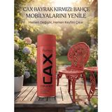 CAXCOLORS Cax Rengi Akrilik Sprey Boya 400ML - Ahşap Bahçe Mobilyası ve Hobi Boyası - Bayrak Kırmızı