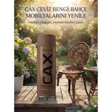 CAXCOLORS Cax Rengi Akrilik Sprey Boya 400ML - Ahşap Bahçe Mobilyası ve Hobi Boyası - Ceviz