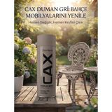 CAXCOLORS Cax Rengi Akrilik Sprey Boya 400ML - Ahşap Bahçe Mobilyası ve Hobi Boyası - Duman Gri