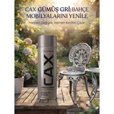 CAXCOLORS Cax Rengi Akrilik Sprey Boya 400ML - Ahşap Bahçe Mobilyası ve Hobi Boyası - Gümüş Gri
