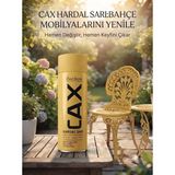 CAXCOLORS Cax Rengi Akrilik Sprey Boya 400ML - Ahşap Bahçe Mobilyası ve Hobi Boyası - Hardal Sarı