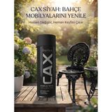 CAXCOLORS Cax Rengi Akrilik Sprey Boya 400ML - Ahşap Bahçe Mobilyası ve Hobi Boyası - Siyah