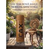 CAXCOLORS Cax Rengi Akrilik Sprey Boya 400ML - Ahşap Bahçe Mobilyası ve Hobi Boyası - Teak