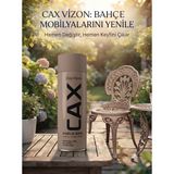 CAXCOLORS Cax Rengi Akrilik Sprey Boya 400ML - Ahşap Bahçe Mobilyası ve Hobi Boyası - Vizon