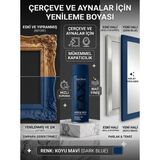 CAXCOLORS Çerçeve ve Ayna Yenileme Boyası - Mat Akrilik Sprey Boya, Zımparasız Kolay Uygulama - Koyu mavi