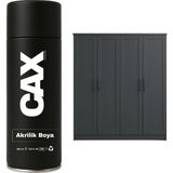 CAXCOLORS Demir&ahşap&plastik Dolap Boyası Özel Yapım Akrilik Sprey Boya 400 ml - GRİ