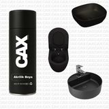 CAXCOLORS Duşakabin-Lavabo-Fayans-Klozet Spreyi Suya Dayanıklı Vernikli Sprey Boya 400 ml - MAT SİYAH