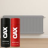 CAXCOLORS Isıya Dayanıklı Petek Sprey Boya + Boya Koruma ve Parlaklık Verniği 400 ml ( Kalorifer - Radyatör ) - BETON GRİ