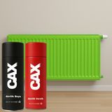 CAXCOLORS Isıya Dayanıklı Petek Sprey Boya + Boya Koruma ve Parlaklık Verniği 400 ml ( Kalorifer - Radyatör ) - FISTIK YEŞİL