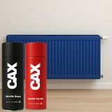 CAXCOLORS Isıya Dayanıklı Petek Sprey Boya + Boya Koruma ve Parlaklık Verniği 400 ml ( Kalorifer - Radyatör ) - KOYU MAVİ