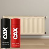 CAXCOLORS Isıya Dayanıklı Petek Sprey Boya + Boya Koruma ve Parlaklık Verniği 400 ml ( Kalorifer - Radyatör ) - KREM