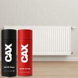 CAXCOLORS Isıya Dayanıklı Petek Sprey Boya + Boya Koruma ve Parlaklık Verniği 400 ml ( Kalorifer - Radyatör ) - PARLAK BEYAZ
