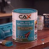 CAXCOLORS Isıya ve Sıvıya Dayanıklı Koruyucu Boya - 1 Litre - Yüksek Performanslı Yüzey Kaplama - 5018