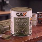 CAXCOLORS Isıya ve Sıvıya Dayanıklı Koruyucu Boya - 1 Litre - Yüksek Performanslı Yüzey Kaplama - 7008